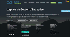 Desktop Screenshot of dunegestion.com